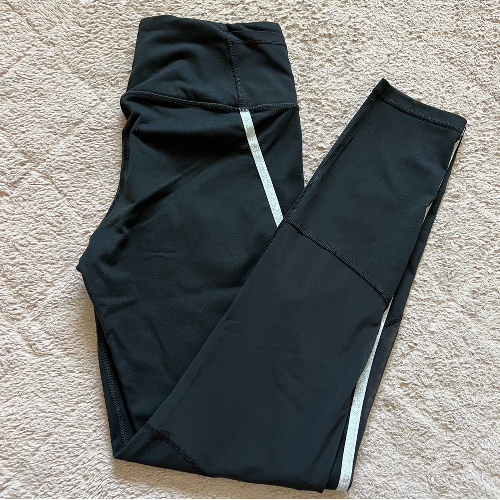 Victoria's Secret Sport Mesh Athletic Workout Leggings Preppy Sporty Gym Size M